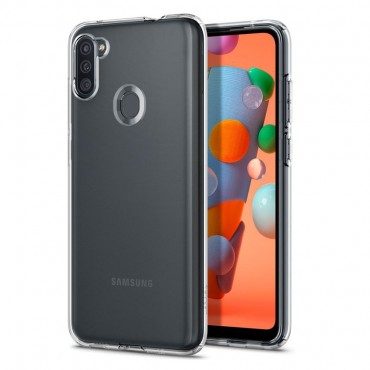 Maska  Spigen "Liquid Crystal" za Samsung Galaxy A11 - crystal clear