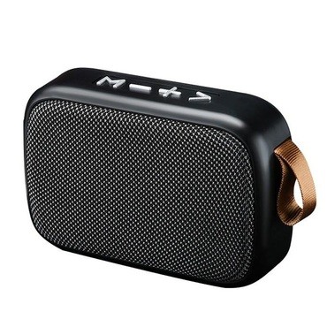 Prijenosni bluetooth zvučnik "Petite Cloth" s iznimnom kvalitetom zvuka - crne boje