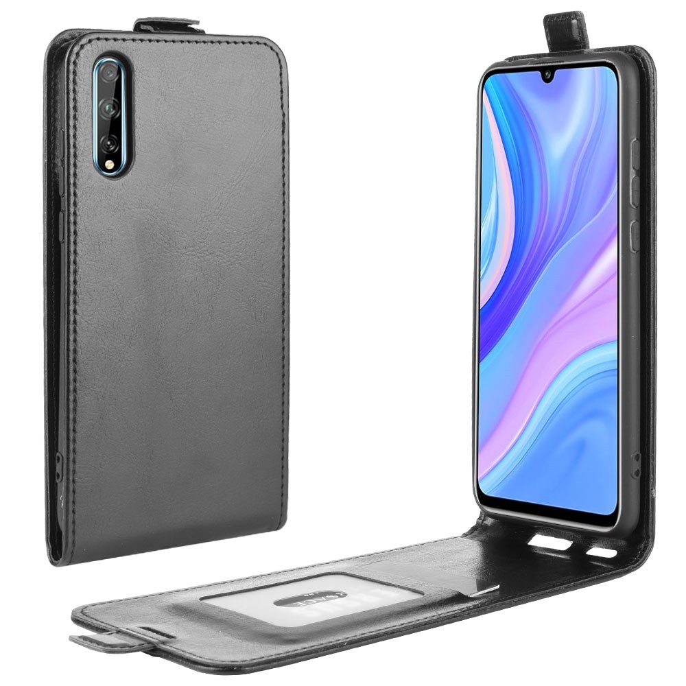 Flip torbica za Huawei Y8p -crna