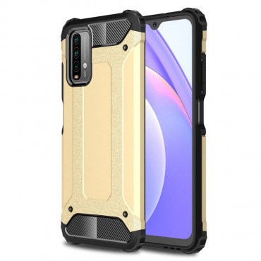 Robusna maska "Rock" za Xiaomi Poco M3 - zlatna