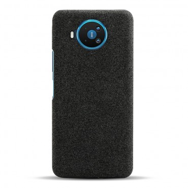 Hibridna maska "Cloth Hardcase" za Nokia 8.3 - crna