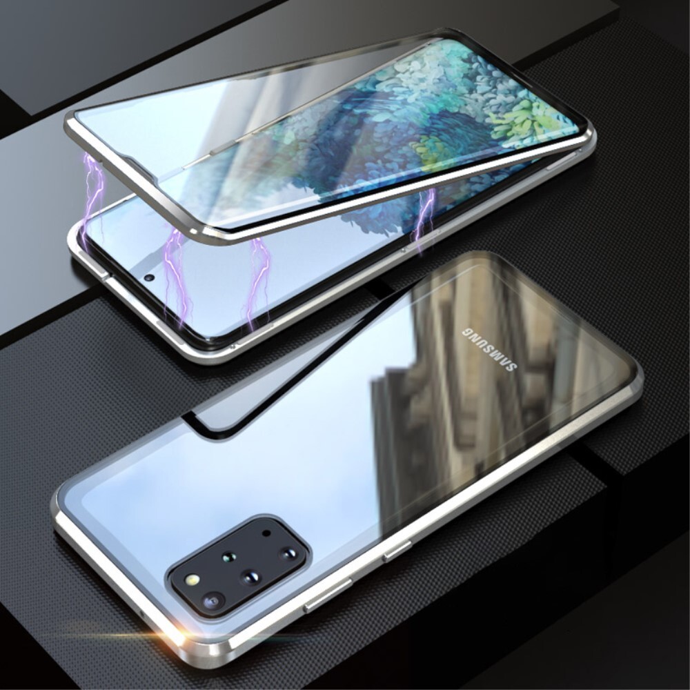 Magnetna Full-body maska "Stronghold" za Samsung Galaxy S20 Plus - srebrna