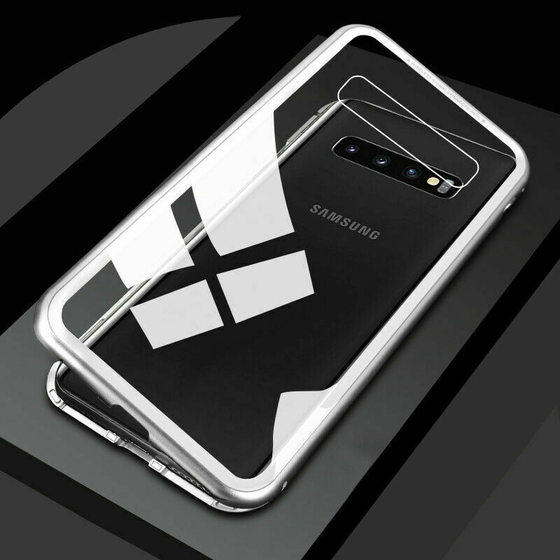 Magnetna Full-body maska "Stronghold" za Samsung Galaxy S10 Plus - Srebrna