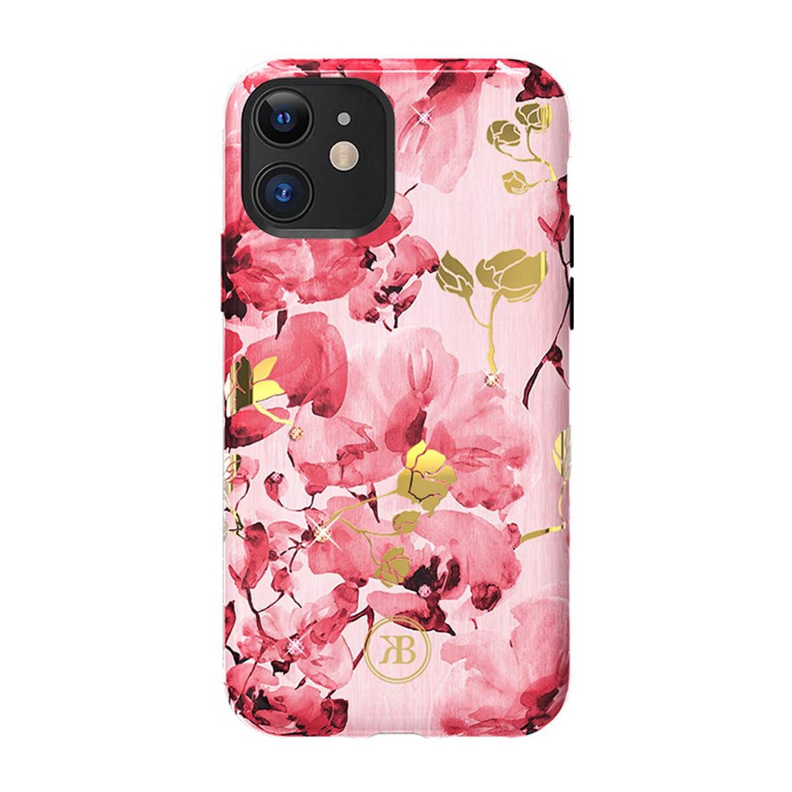 Premium maska koja svjetli u tami "Spring" za iPhone 11 Pro Max - pink flower