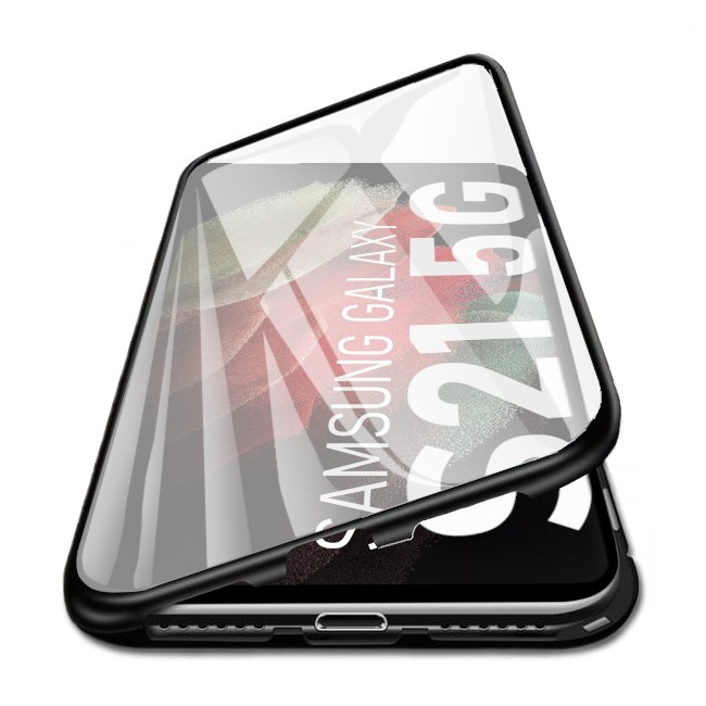 Magnetna Full-body maska "Stronghold" za Samsung Galaxy S21 - crna