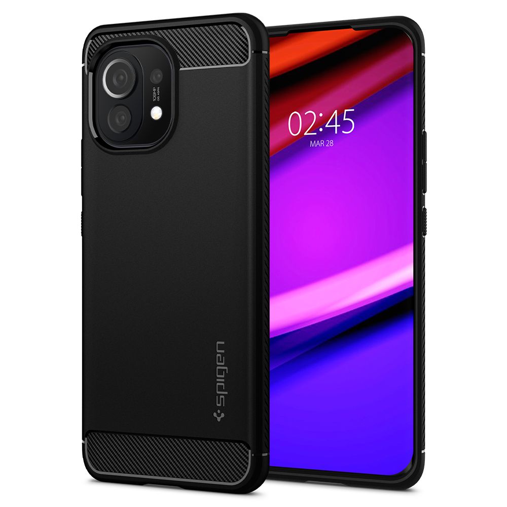 Maska Spigen "Rugged Armor" za Xiaomi Mi 11 - black