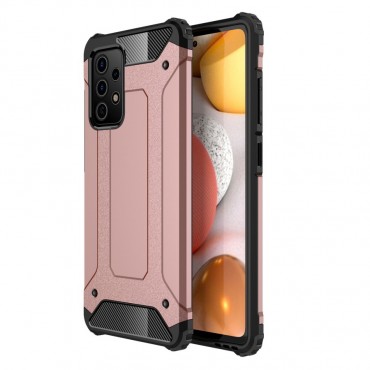 Robusna maska "Rock" za Samsung Galaxy A72 / Galaxy A72 5G - roza