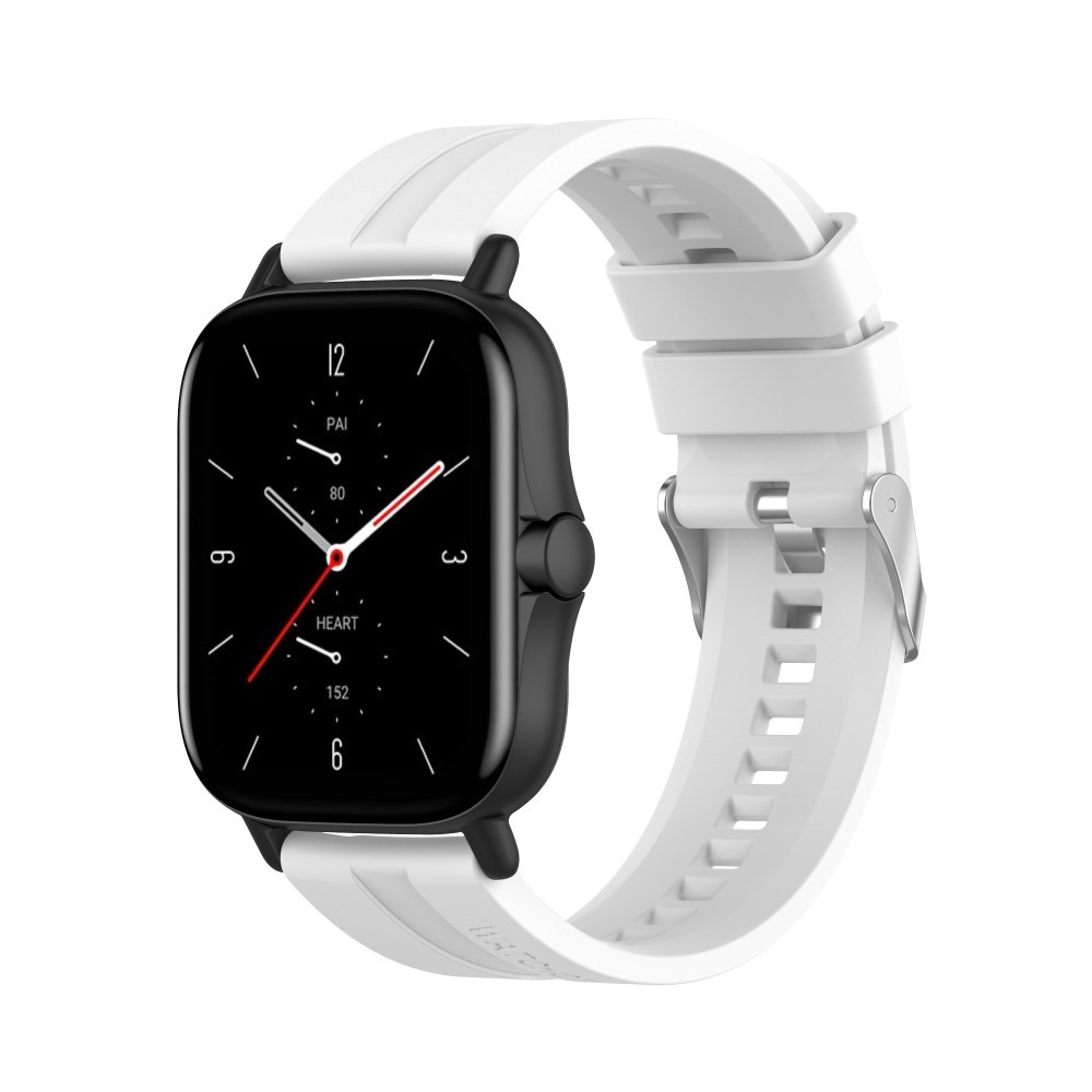 Silikonski remen za sat Huami Amazfit Bip / Bip Lite / Bip U / GTS / GTS 2 / GTS 2e / GTS 2 Mini "Classic" - bijeli