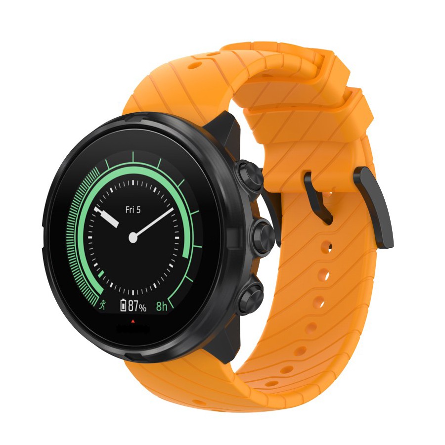 Silikonski remen za sat Suunto 9 "Tire" - narančasti