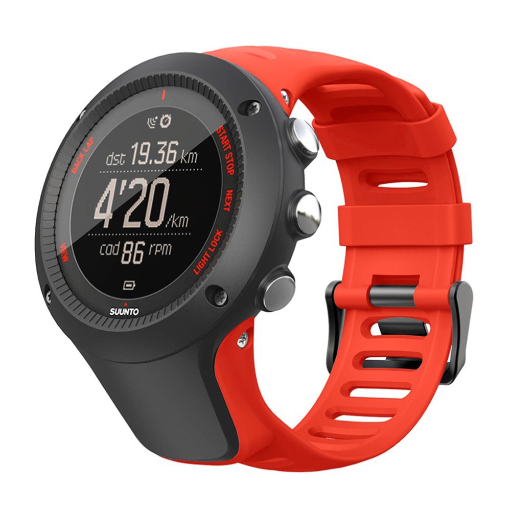 Silikonski remen za sat Suunto 3 / Ambit3 Peak "AirFlow" s priborom za zamjenu - crveni