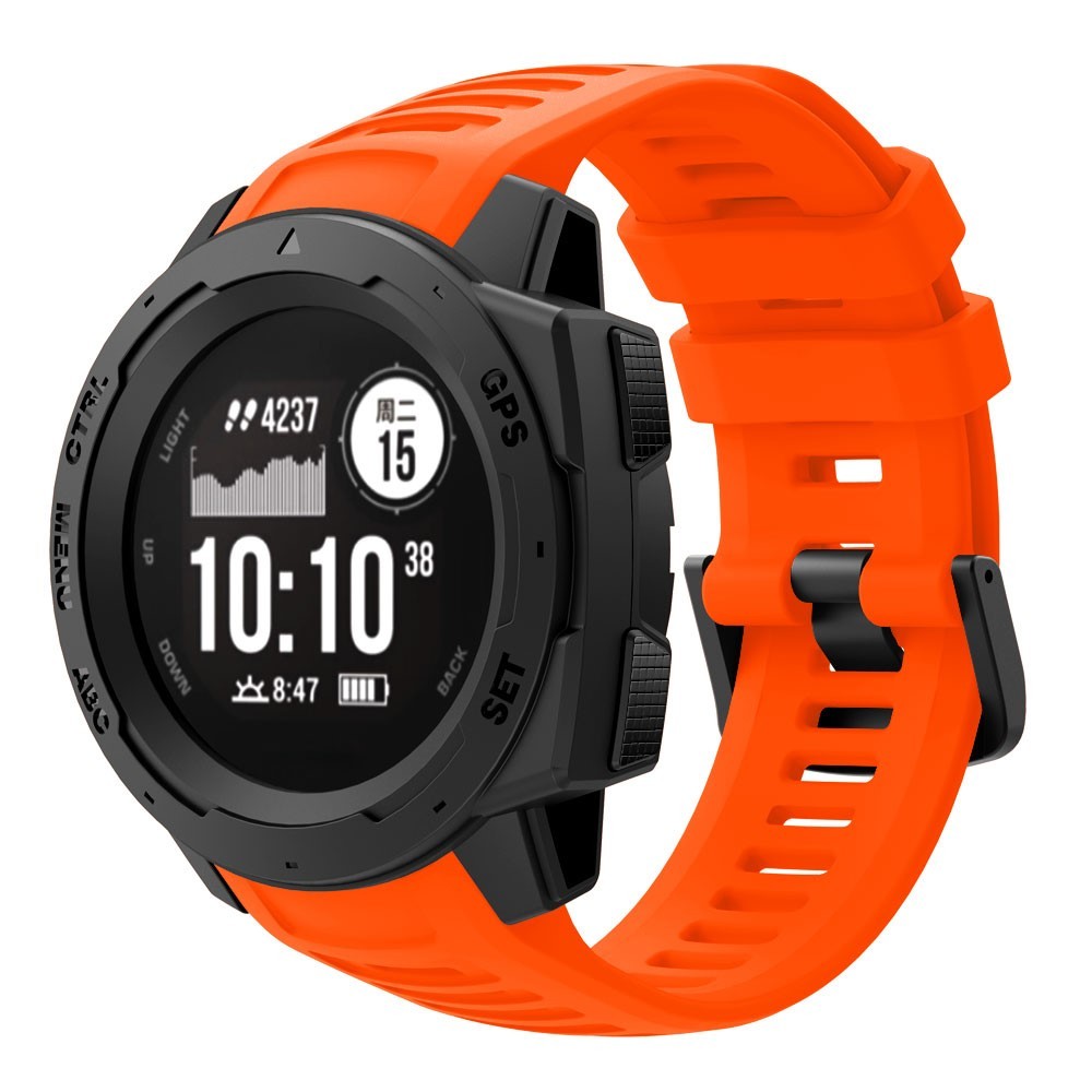 Silikonski remen za sat Garmin Instinct "AirFlow" - narančasti