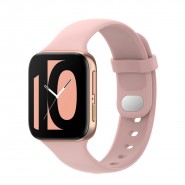 Silikonski remen za sat Oppo Watch 46mm "Silver Dot" - roza