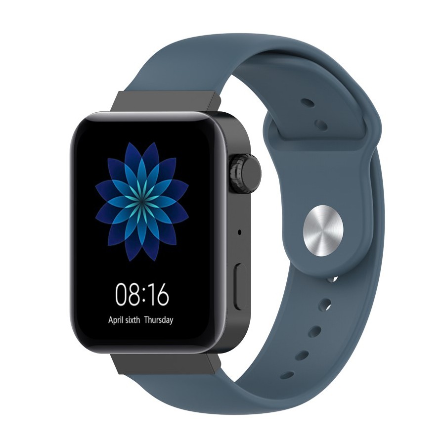 Silikonski remen za sat Huawei Talkband B5 "Silver Dot" - plavi
