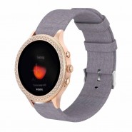 Remen za sat Fossil Gen 4 "Elastic" - sivi