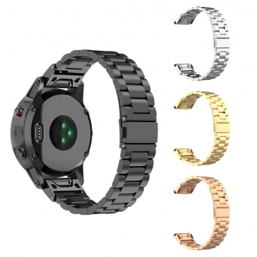 Remen za sat  Garmin Approach S60 / Forerunner 945 "Glamour" iz nerjavečega jekla - s priborom za zamjenu