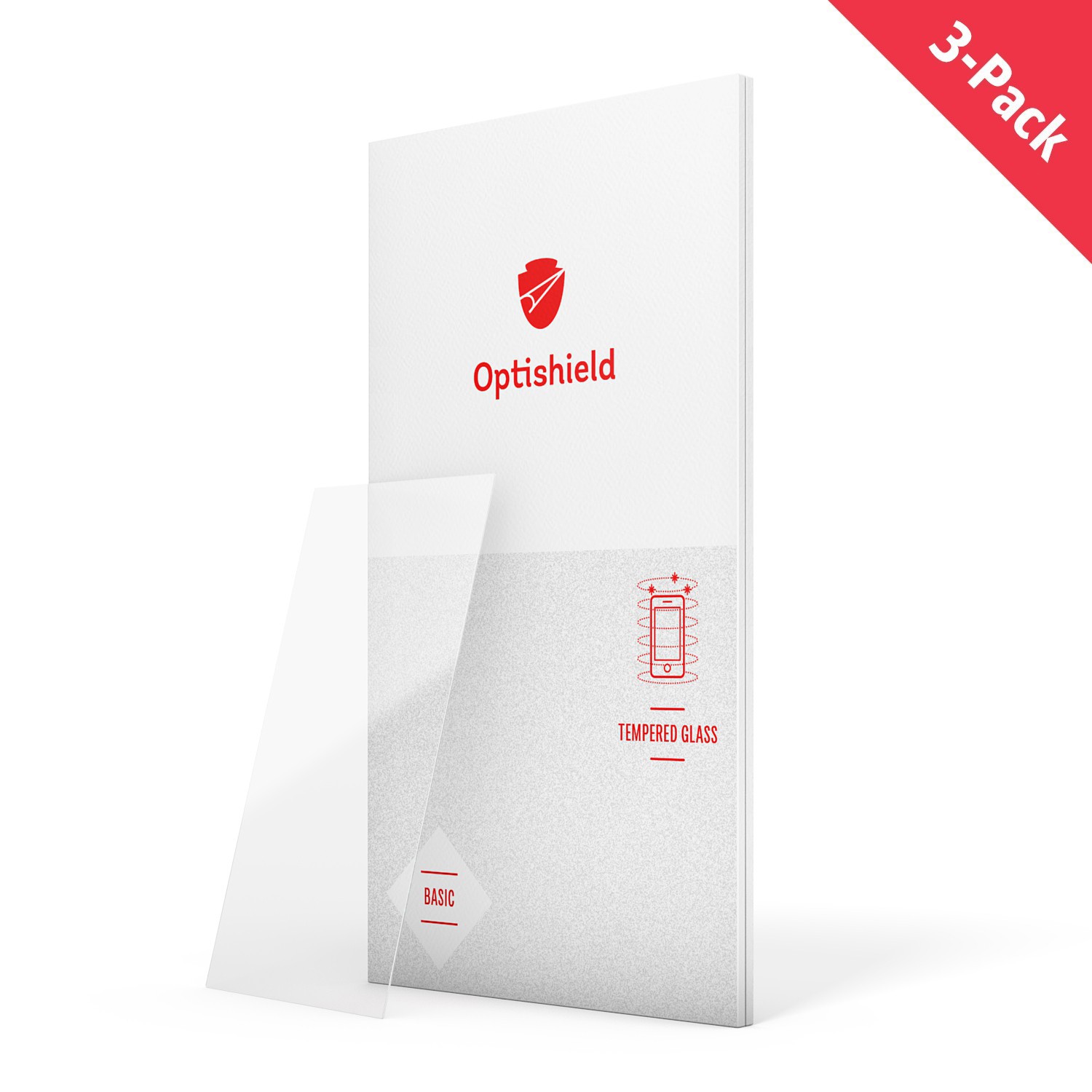 3-Pack zaštitnih stakla za LG K52 Optishield