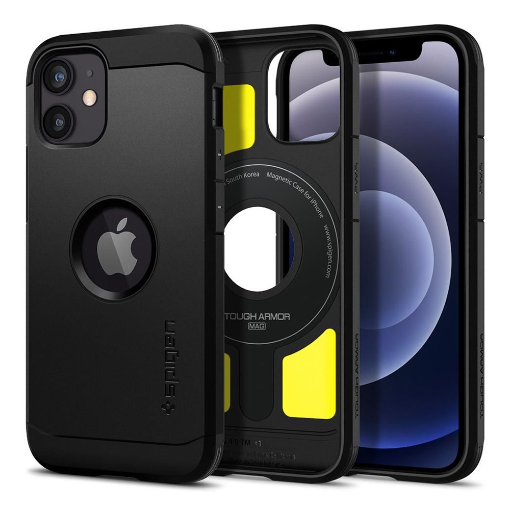 Maska Spigen "Tough Armor Mag" za iPhone 12 Mini - black