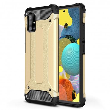 Robusna maska "Rock" za Samsung Galaxy A51 5G - zlatna