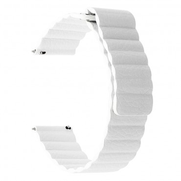 Remen za Huawei Watch GT2 42mm od umjetne kože s magnetnim zatvaranjem - bijela
