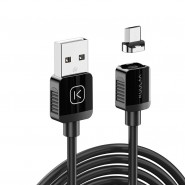 Kabel za punjenje  "Charge and Shine" s Micro USB magnetnom glavom - 1m - crni