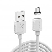 Kabel za punjenje  "Charge and Shine" s Micro USB magnetnom glavom - 1m - bijeli