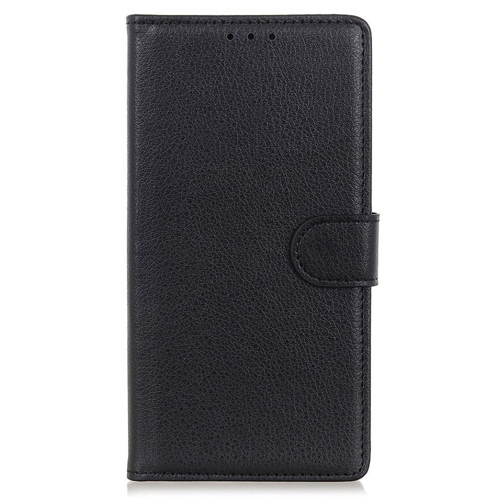 Torbica "Litchi" za iPhone 13 Pro - crna