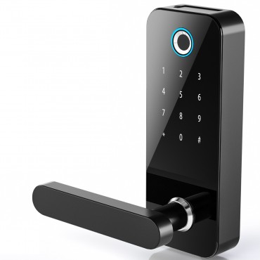 Pametna ključanica "Smartlock F11" s funkcijama otključavanja vrata preko aplikacije telefona, otiska prsta ili utipkavanjem koda Pametna ključanica "Smartlock F11" s funkcijama otključavanja vrata preko aplikacije telefona, otiska prsta ili utipkavanjem koda