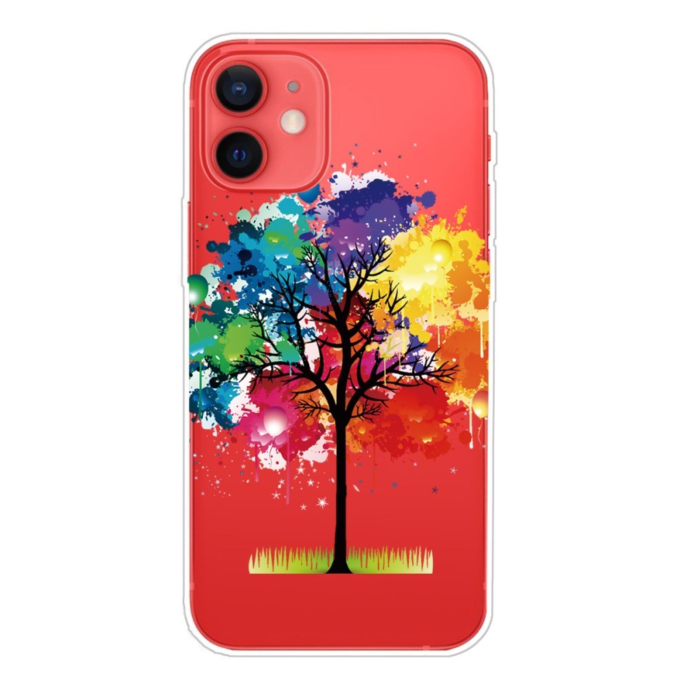 TPU gel maska "Rainbow Tree" za iPhone 13 Mini
