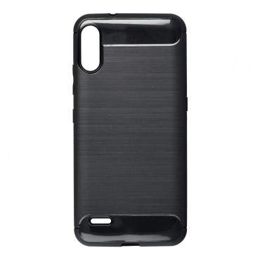 TPU gel maska "Brushed Carbon" za LG K22 - crna TPU gel maska "Brushed Carbon" za LG K22 - crna