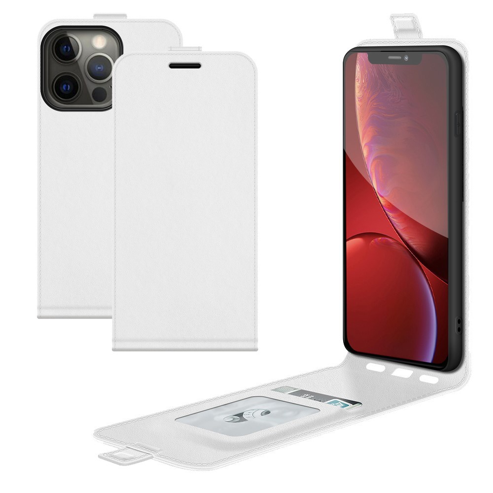 Moderna torbica "Flip" za iPhone 13 Pro - bijela