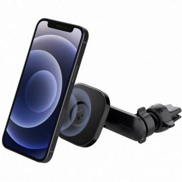 Držač za mobitel za auto Spigen "OneTap" - za ventilacijski utor i mobilne uređaje s MagSafe tehnologijom - crni Držač za mobitel za auto Spigen "OneTap" - za ventilacijski utor i mobilne uređaje s MagSafe tehnologijom - crni