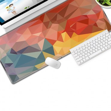Podloga za miš i tipkovnicu  "Geometric Pad" - kvalitetna podloga s privlačnim motivom boja za uljepšavanje vremena koje provodiš za računalom