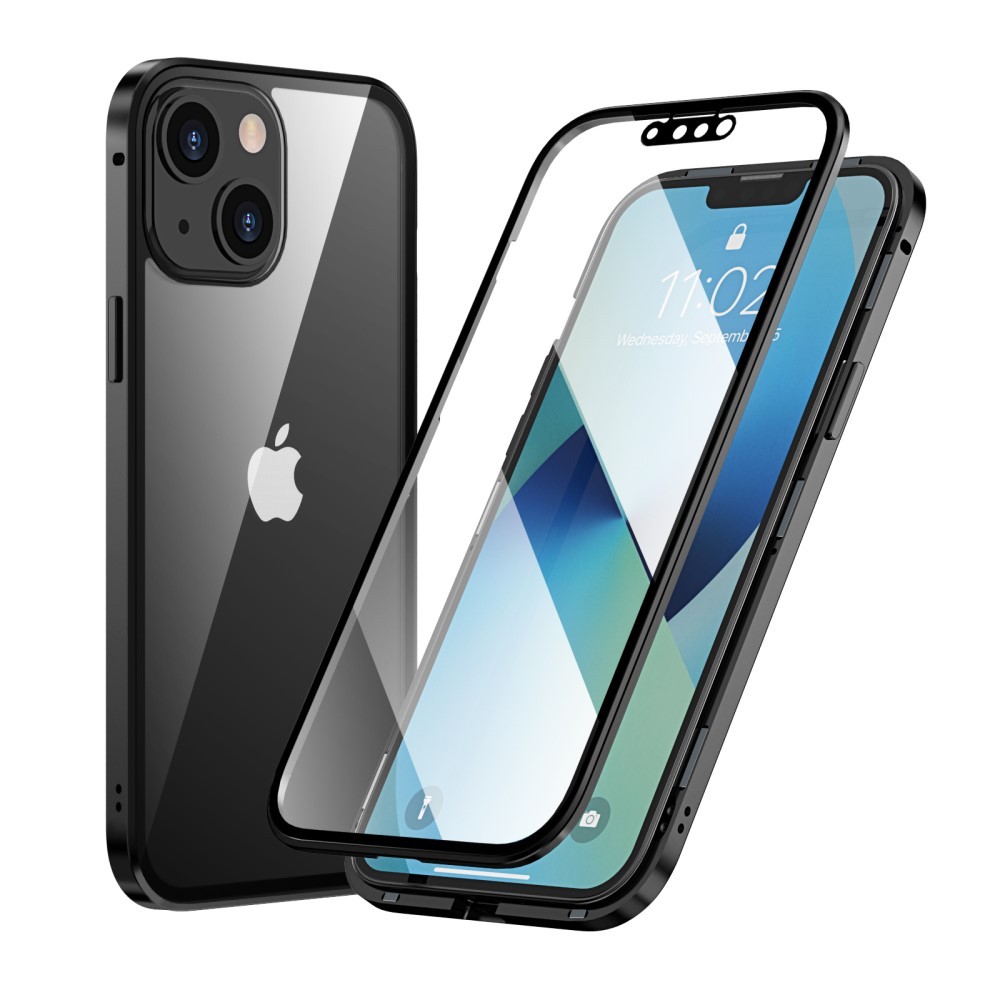 Magnetna Full-body maska "Stronghold" za iPhone 13 Mini - crna