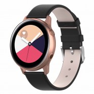 Remen za sat Samsung Galaxy Watch 4 44mm "Genuine Hide" iz prave kože - crna