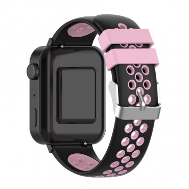 Silikonski remen za sat Xiaomi Mi Watch "Dots" - roza