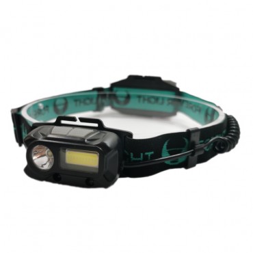 LED naglavna svjetiljka "Explorer" s ugrađenim senzorom gibanja i stražnjim svjetlom LED naglavna svjetiljka "Explorer" s ugrađenim senzorom gibanja i stražnjim svjetlom