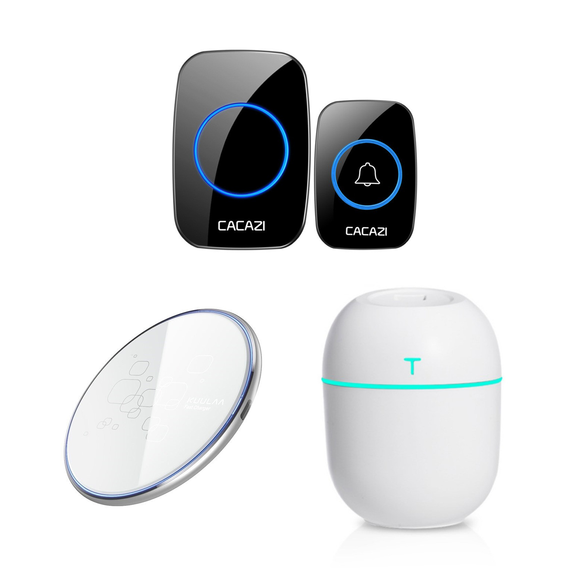 "Smart Home" paket s bežičnim zvonom, postajom za punjenje i ovlaživačem zraka