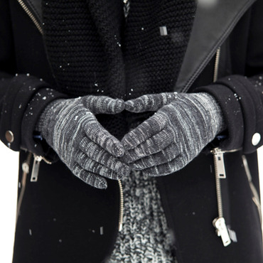 Predivne, tople i moderne zimske touchscreen rukavice TTgloves - crne - M