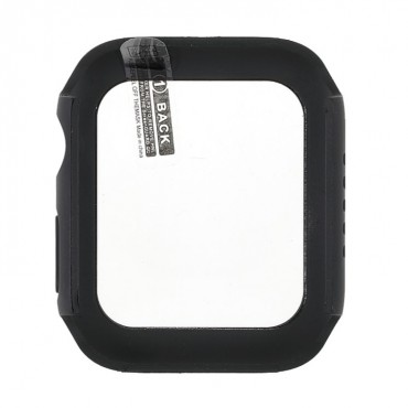 TPU gel maska sa zaštitnim staklomza Apple Watch Series (41mm) - crna