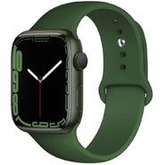 Silikonski remen za sat Apple Watch (42 / 44 / 45 / 49 mm) "Smooth" - tamno zeleni
