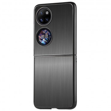Premium maska "Steel Brush" za Huawei P50 Pocket - crna Premium maska "Steel Brush" za Huawei P50 Pocket - crna