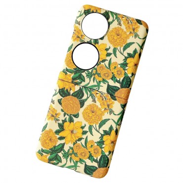 Čvrsta maska "Flowery Scene" za Huawei P50 Pocket - field Čvrsta maska "Flowery Scene" za Huawei P50 Pocket - field