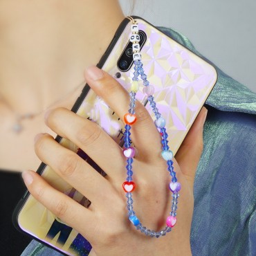 Narukvica za telefon Stringie "Crystal Hearts"