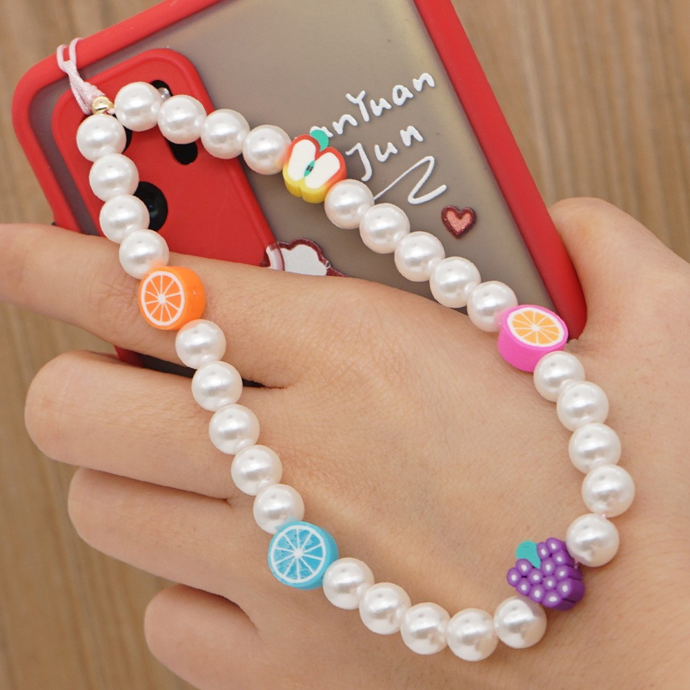 Narukvica za telefon Stringie "Fruits And Pearls"