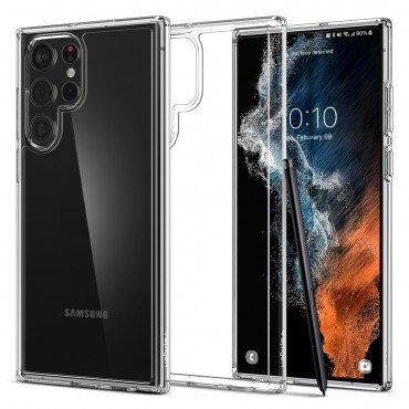 Maska Spigen "Ultra Hybrid" za Samsung Galaxy S22 Ultra - crystal clear