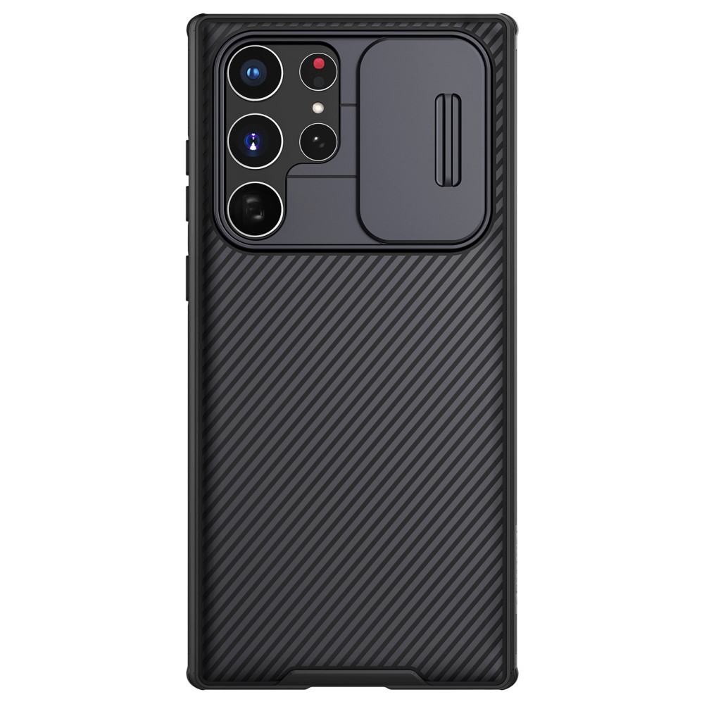 Premium čvrsta maska Nillkin "CamShield Pro" za Samsung Galaxy S22 Ultra - crna