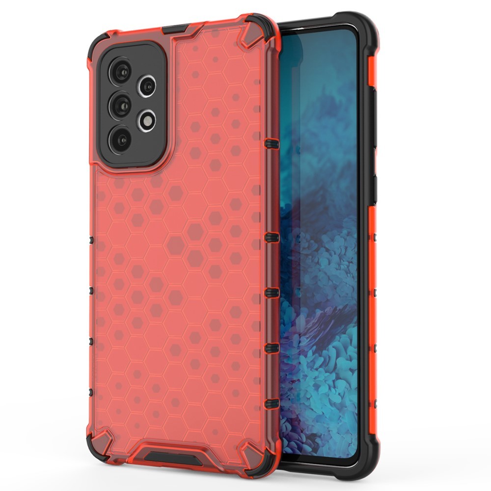 TPU gel maska "Honeycomb" za Samsung Galaxy A73 5G - crvena