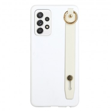 TPU gel maska "Handstrap" za Samsung Galaxy A73 5G - bijela