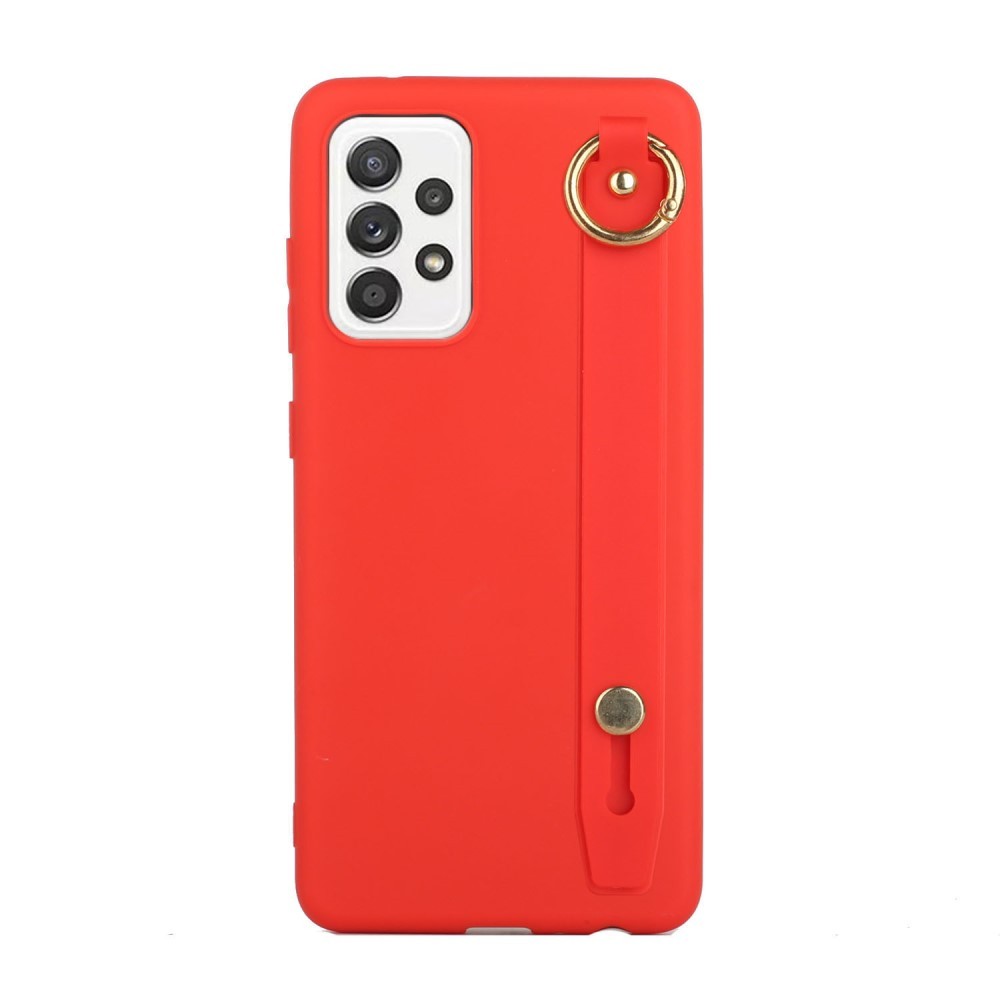 TPU gel maska "Handstrap" za Samsung Galaxy A73 5G - crvena