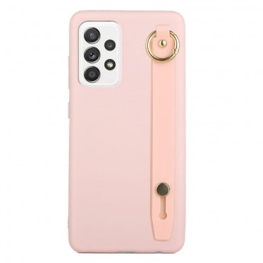 TPU gel maska "Handstrap" za Samsung Galaxy A73 5G - roza
